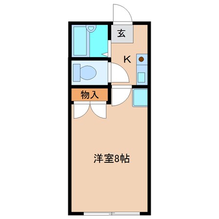 二上駅 徒歩16分 3階の物件間取画像